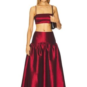 More to Come Red Matching Set - M top, S skirt - fits like medium